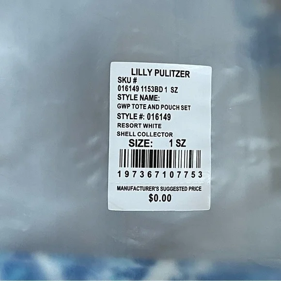 Lilly Pulitzer Beach Tote and Pouch Set - Picture 4 of 7